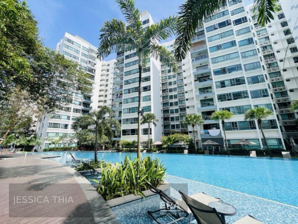 Waterfront Waves, Generous 2 Rms, Balcony, 1 Household Shelter, Mrt