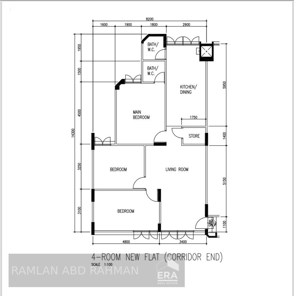 4 Room Flat @ 208 Jurong East St 21