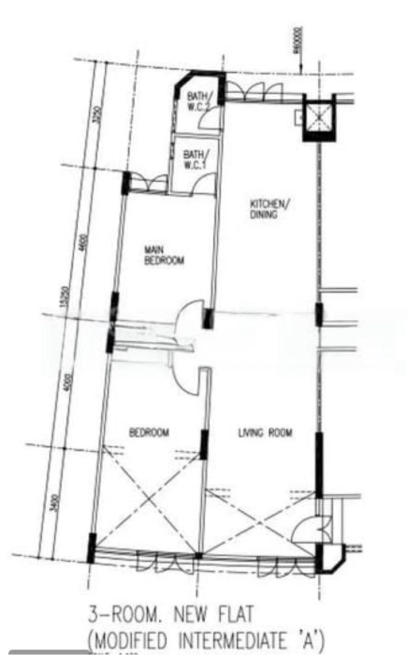 301 Jurong East Street 32 HDB Apartment For Sale, $450,000, 2 Bed 2 Bath 721 sqft $624.00 psf