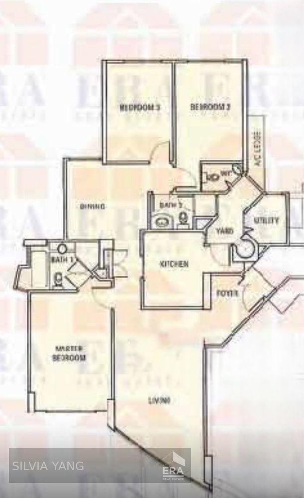 Spacious 3 Beds, Next to Mrt