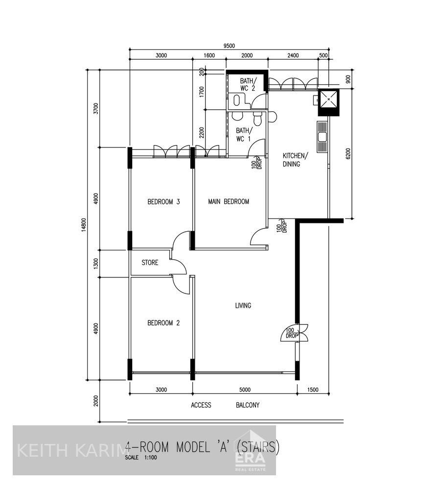 High Floor, Quiet, Breezy & Great View! Original Condition Open to All