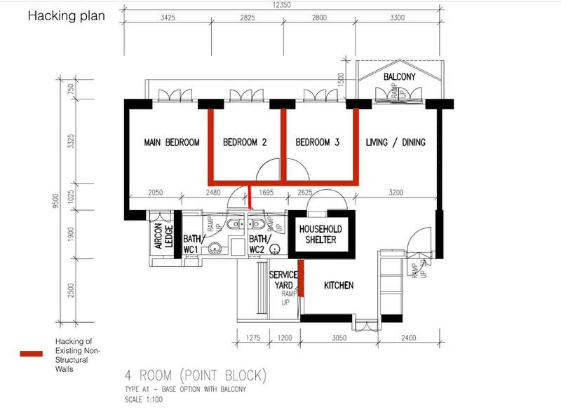 86 Dawson Road HDB Apartment For Sale, $1,200,000, 3 Bed 2 Bath 936 sqft $1,282.00 psf