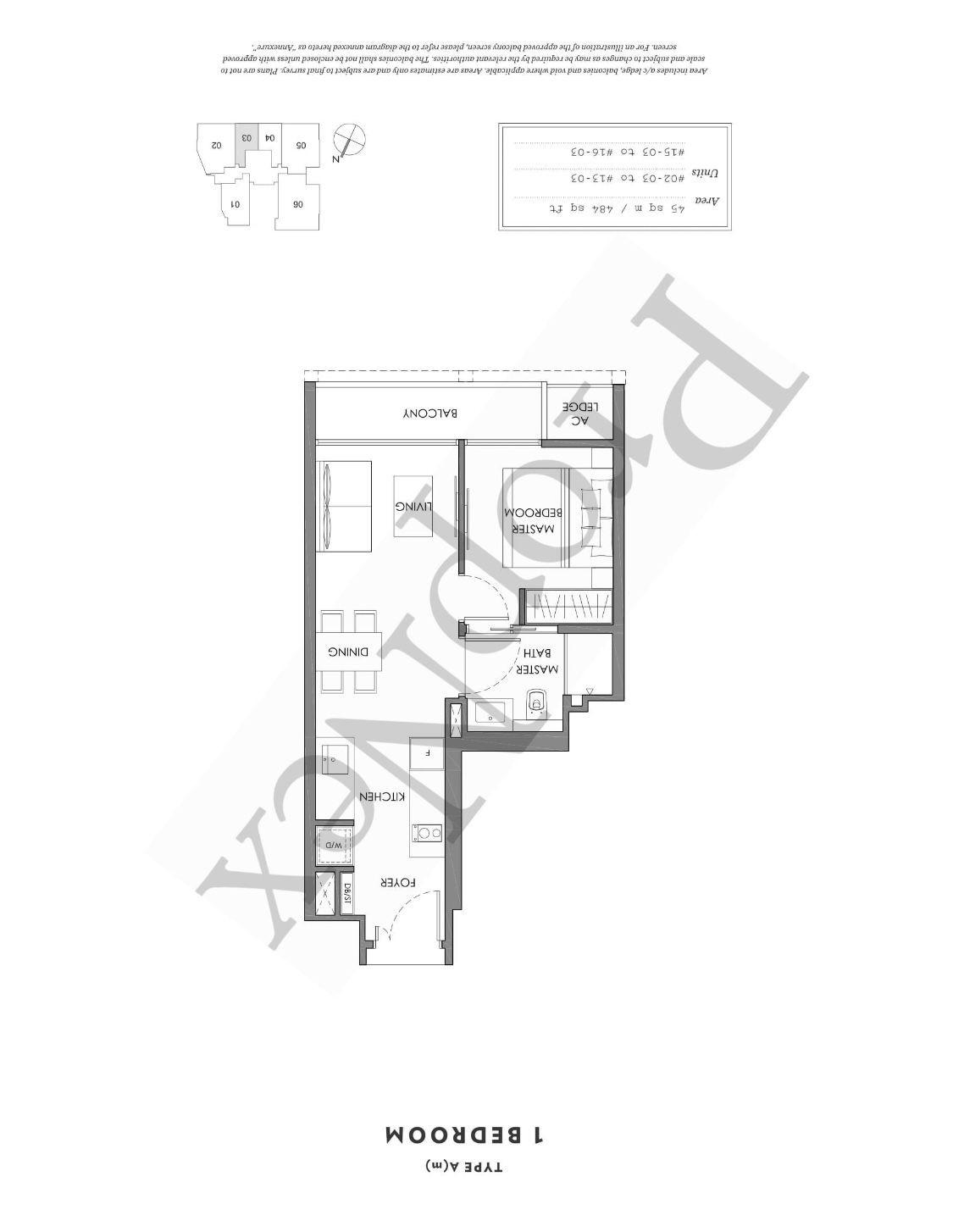 Nyon Condominium For Sale, $1,150,000, 1 Bed 1 Bath 484 sqft $2,376.00 psf
