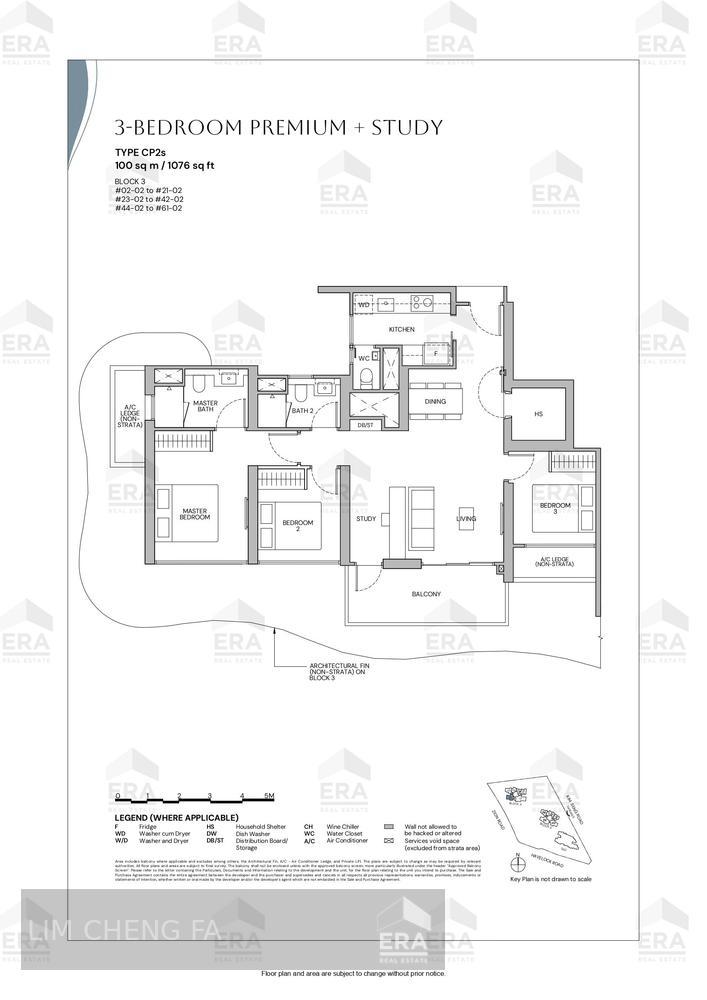 Zyon Grand - 3 Bedroom + Study
