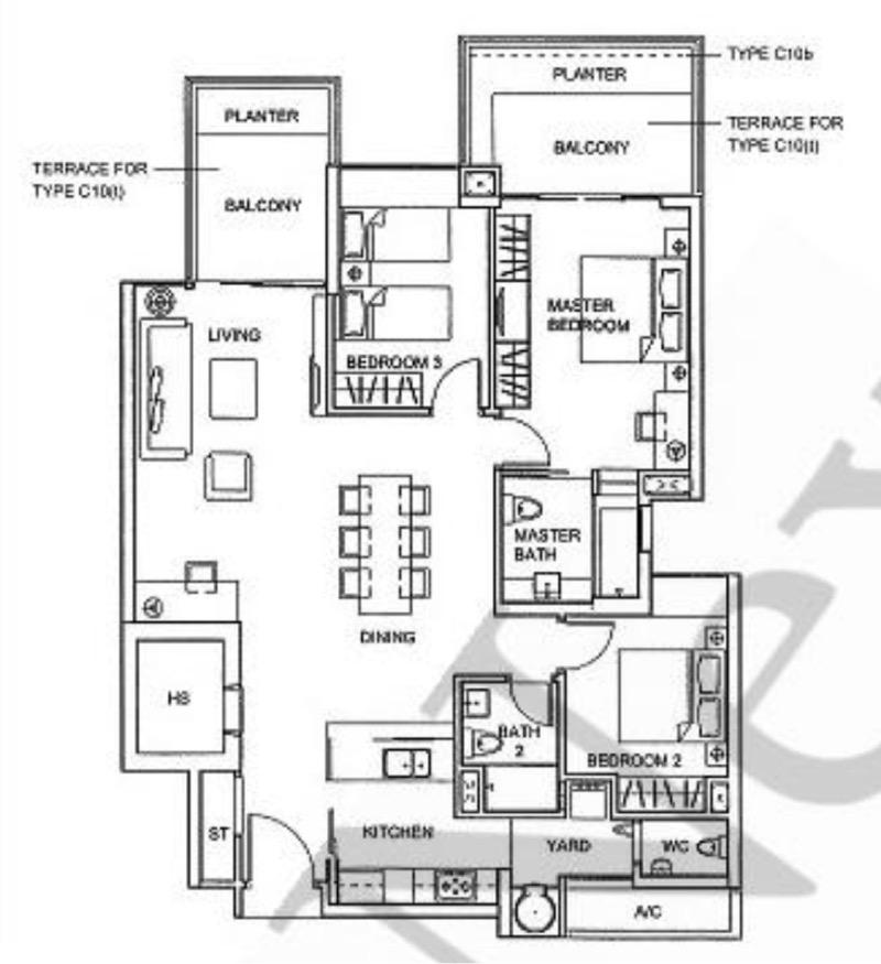 8 @ Mount Sophia Condominium For Sale, $2,849,999, 3 Bed 3 Bath 1,464 sqft $1,947.00 psf