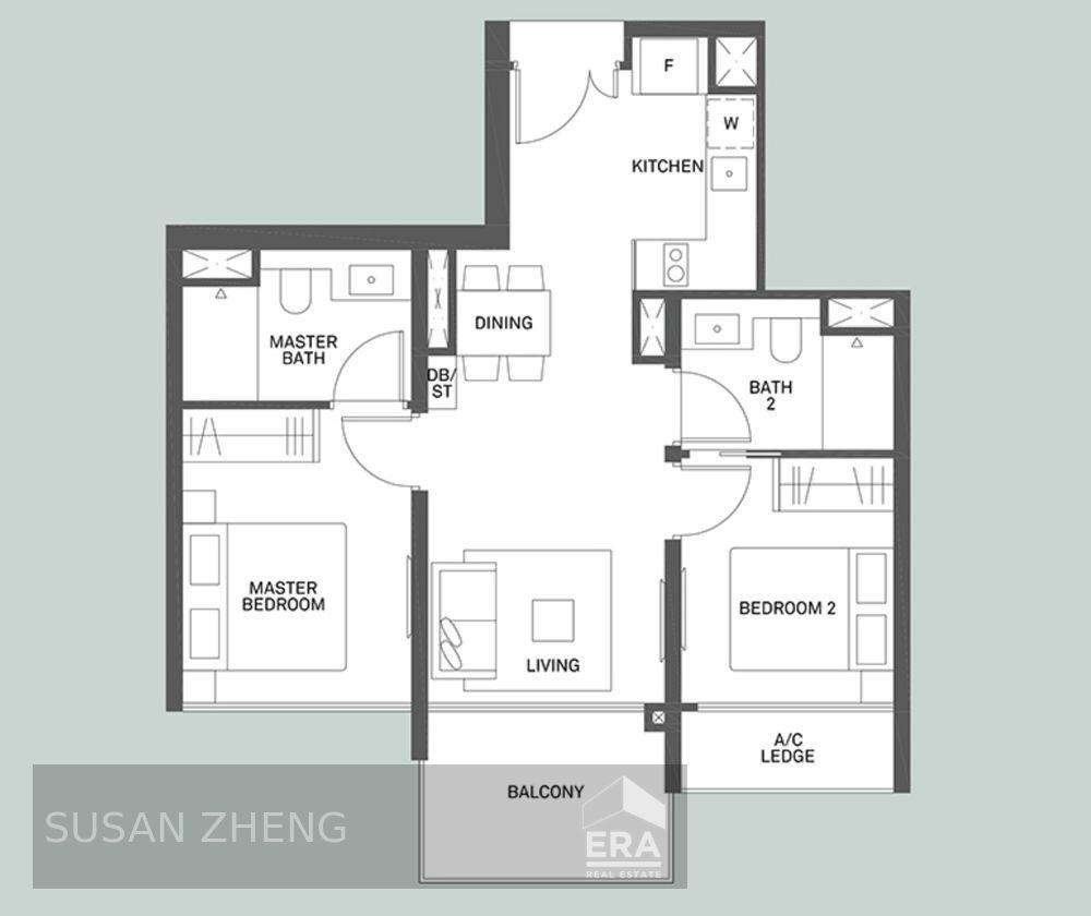 Mid Floor, Sea View, Efficient Layout, High Rental Yield