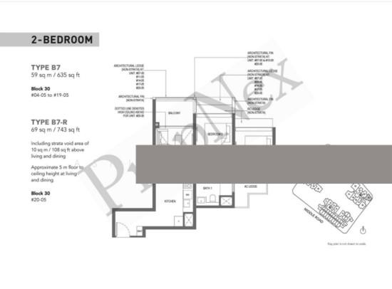 The M Condominium For Sale, $1,800,000, 2 Bed 1 Bath 635 sqft $2,835.00 psf