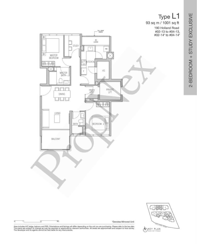 Van Holland Condominium For Sale, $3,200,000, 2 Bed 2 Bath 1,001 sqft $3,197.00 psf