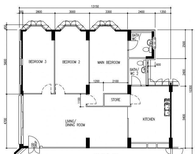 486B Tampines Avenue 9 HDB Apartment For Sale, $808,0002 Bath 1,335 sqft $605.00 psf