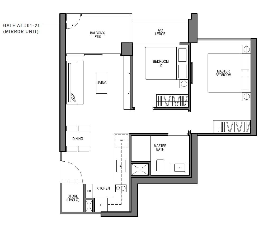 Seaside Residences Condominium For Sale, $1,600,000, 2 Bed 1 Bath 678 sqft $2,360.00 psf