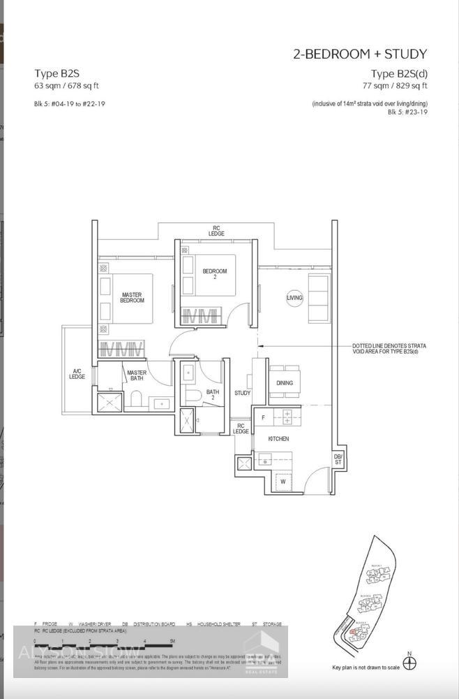 Rare 2+study With Balcony