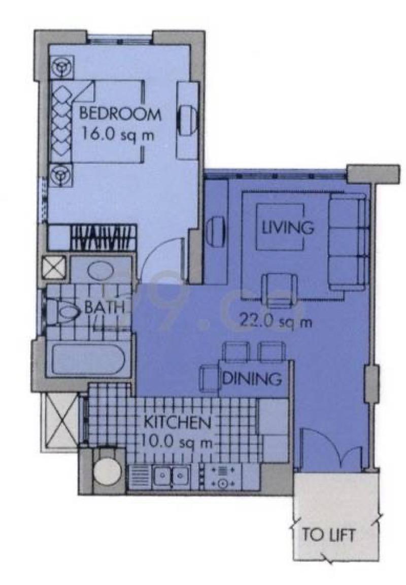 Mirage Tower Condominium For Sale, $1,450,000, 1 Bed 1 Bath 570 sqft $2,544.00 psf