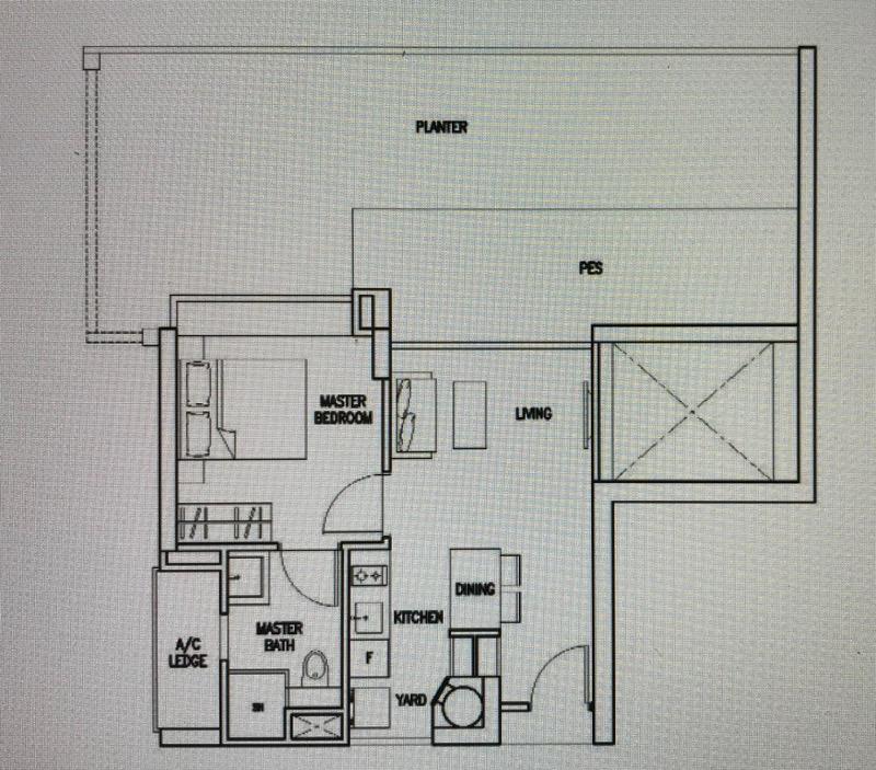 Suites at Orchard Condominium For Sale, $1,288,888, 1 Bed 1 Bath 560 sqft $2,302.00 psf