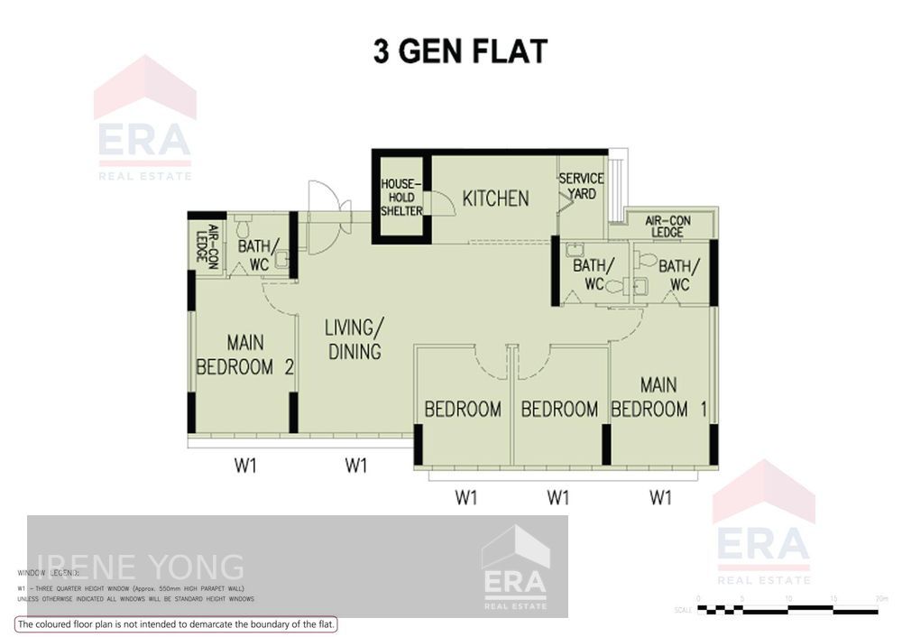 Newly Mop 3gen Flat With Unblocked Park View