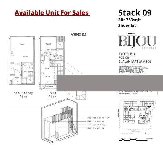 Bijou Condominium For Sale, $1,803,700, 2 Bed 2 Bath 753 sqft $2,395.00 psf