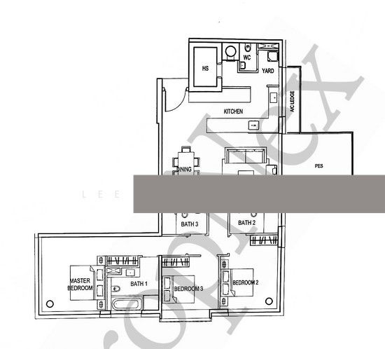 Reflections at Keppel Bay Condominium For Sale, $2,990,000, 3 Bed 3 Bath 1,668 sqft $1,793.00 psf