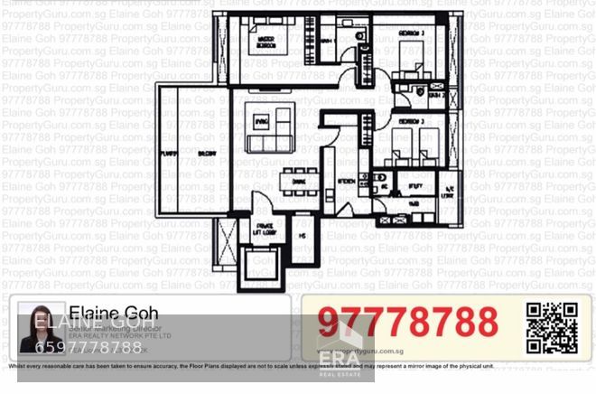 Freehold 3 Rm Pte Lift Green & Conservation Hse 1km Anglo Chinese Sch!