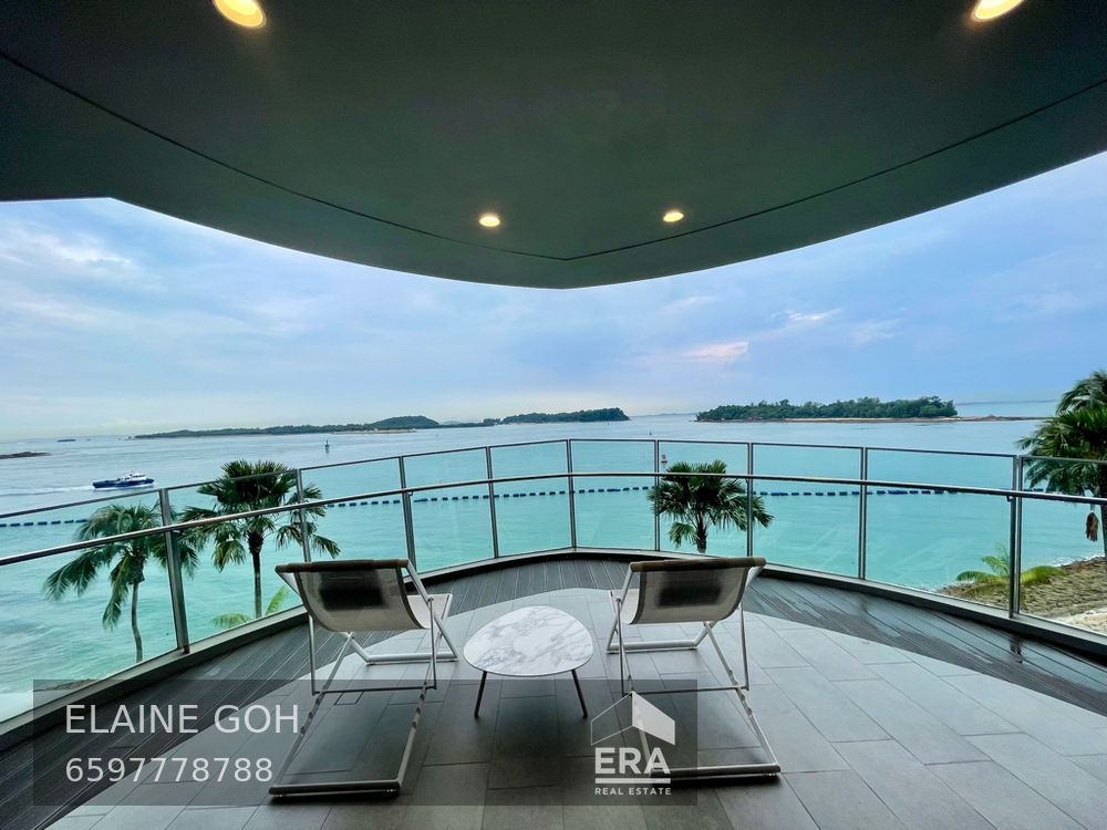 3 Room Ensuite Pte Lift Balconies With Spectacular Sea View N Greenery Condominium | D04 Sentosa | Prop-GPT the AI-Powered Property Guru