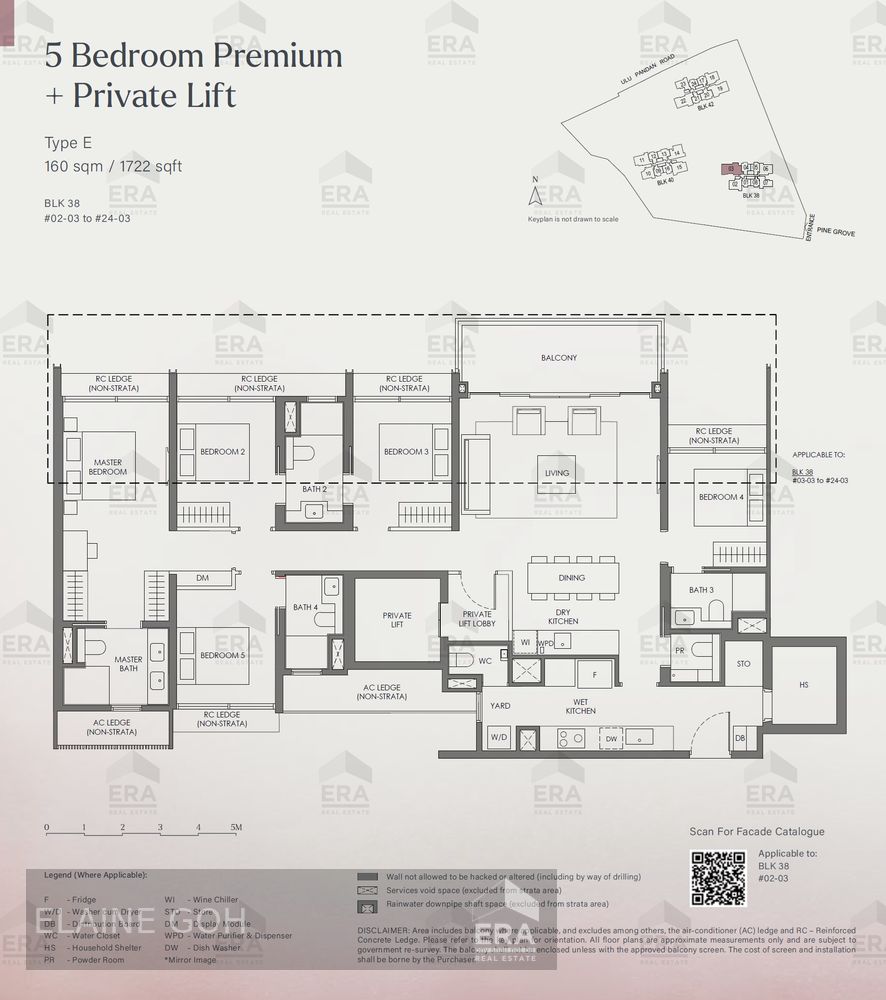 Developer Sale- 5 Room Premium Pte Lift 1km Henry Park Pri & Dover Mrt