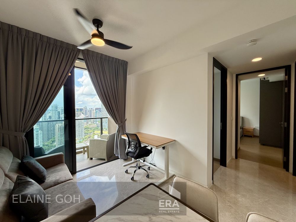 High Floor 2 Room 2 Bath Balcony 1km Great World and River Valley Pri!