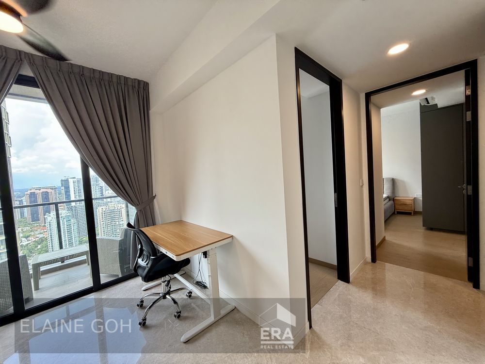 High Floor 2 Room 2 Bath Balcony 1km Great World and River Valley Pri!