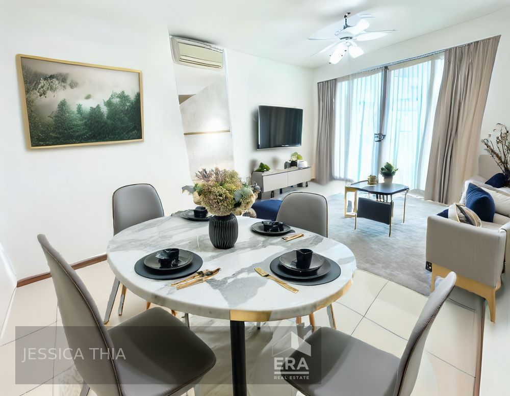 Waterfront Waves, Generous 2 Rms, Balcony, 1 Household Shelter, Mrt