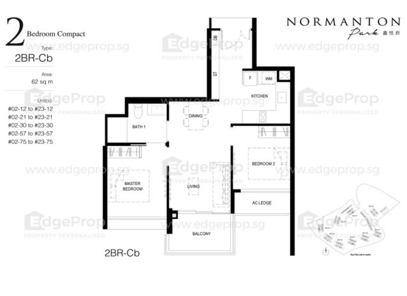 Normanton Park Condominium For Sale, $1,368,000, 2 Bed 1 Bath 667 sqft $2,051.00 psf