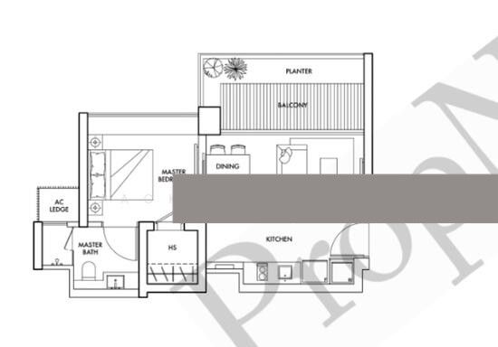 Spottiswoode Residences Condominium For Sale, $1,390,000, 1 Bed 1 Bath 603 sqft $2,305.00 psf