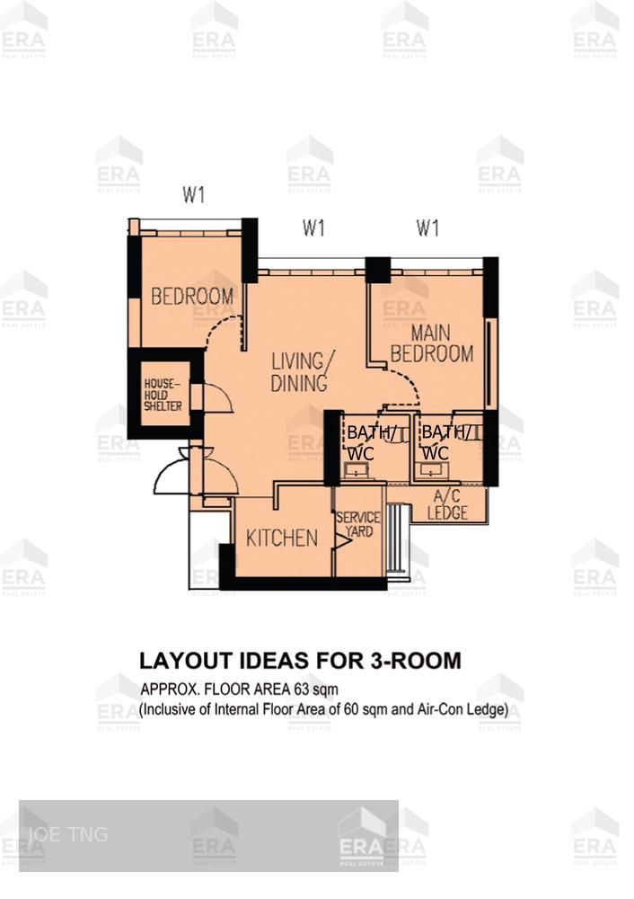 3rm Corner 95 Dawson Road (skyparc @ Dawson) for Sale