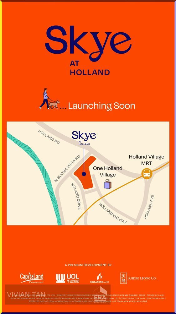 Skye at Holland Min Walk Mrt With 1bedrrom to 5bedeoom