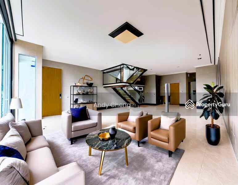 Prop-GPT: Semi-Detached: D28  Seletar Estate Brand New Hilltop Semi-Detached With Unblock View