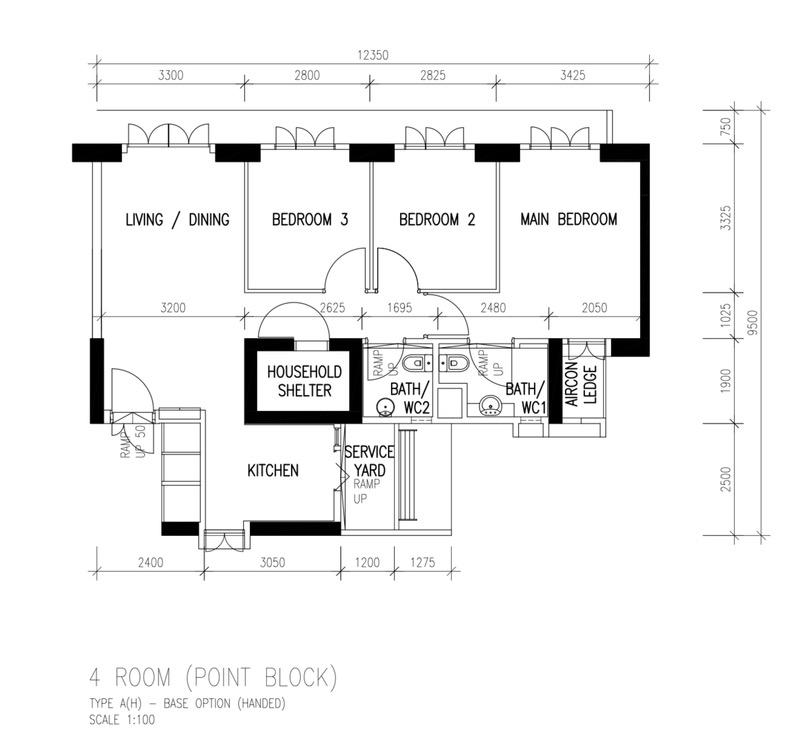 87 Dawson Road HDB Apartment For Rent, $5,099, 3 Bed 2 Bath 893 sqft $5.71 psf