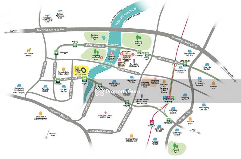 Condominium for Rent, H2O Residences, SGD 4,800 | 99-year lease