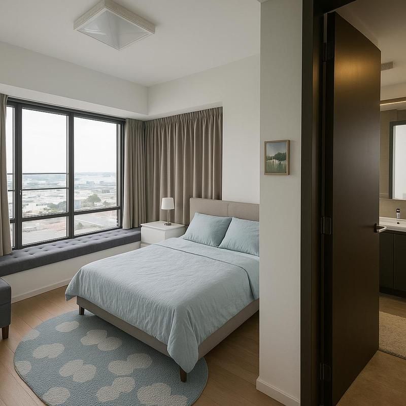 Condominium for Rent, Skysuites @ Anson Condominium For Rent, $7,600, 3 Bed 3 Bath 1,011 sqft $7.52 psf, SGD 7,600 | 99-year Leasehold