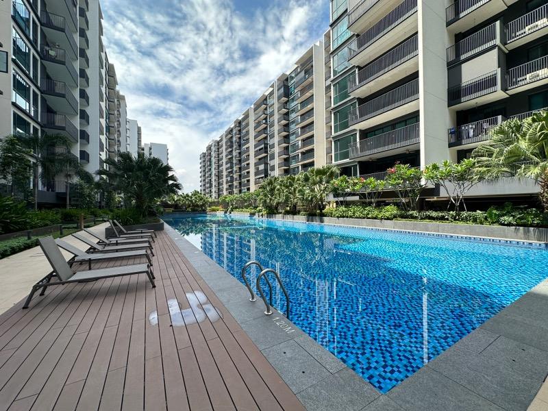 Treasure at Tampines Condominium For Rent, $3,500, 2 Bed 2 Bath 678 sqft $5.16 psf