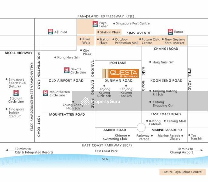 Condominium for Rent, Questa @ Dunman, SGD 4,600 | Freehold