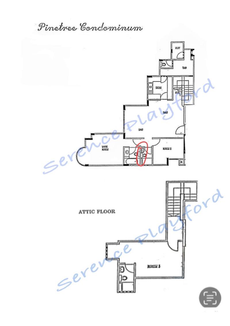 Pinetree Condo Apartment For Rent, $5,000, 2 Bed 3 Bath 1,496 sqft $3.34 psf