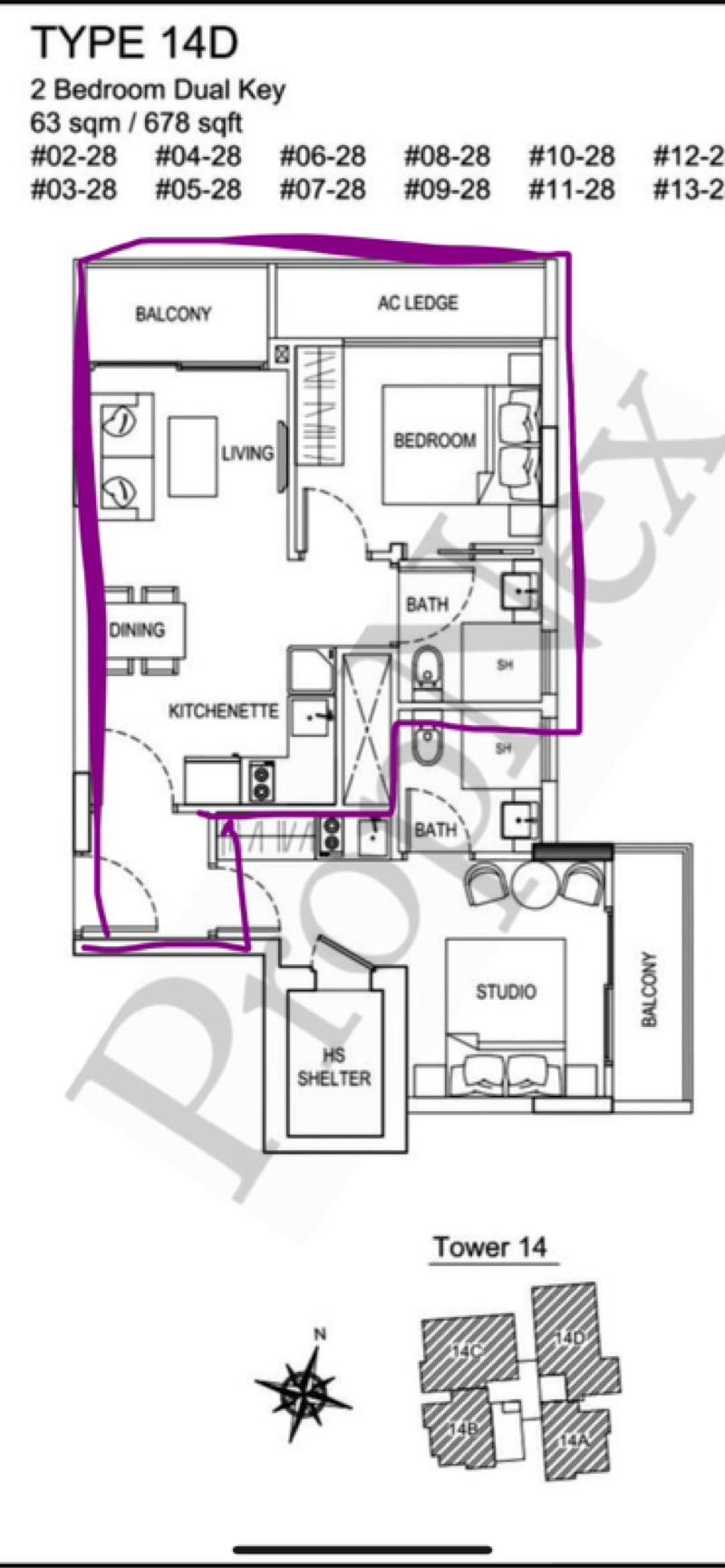 Urban Vista Condominium For Rent, $3,000, 1 Bed 1 Bath 450 sqft $6.67 psf