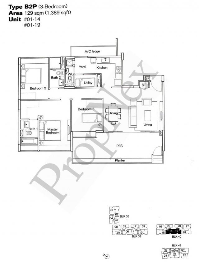 Tierra Vue Condominium For Rent, $5,800, 3 Bed 3 Bath 1,389 sqft $4.18 psf