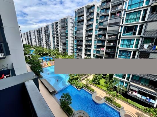 Treasure at Tampines Condominium For Rent, $3,500, 2 Bed 2 Bath 657 sqft $5.33 psf