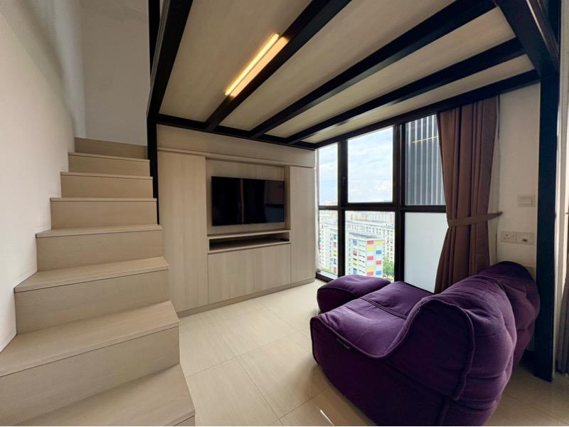 Sims Urban Oasis Condominium For Rent, $3,200, 1 Bed 1 Bath 463 sqft $6.91 psf