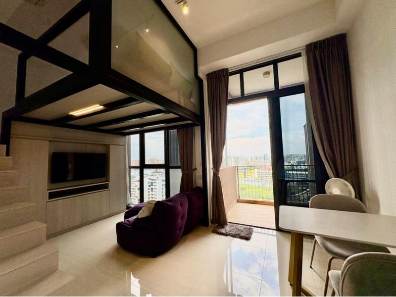 Sims Urban Oasis Condominium For Rent, $3,200, 1 Bed 1 Bath 463 sqft $6.91 psf