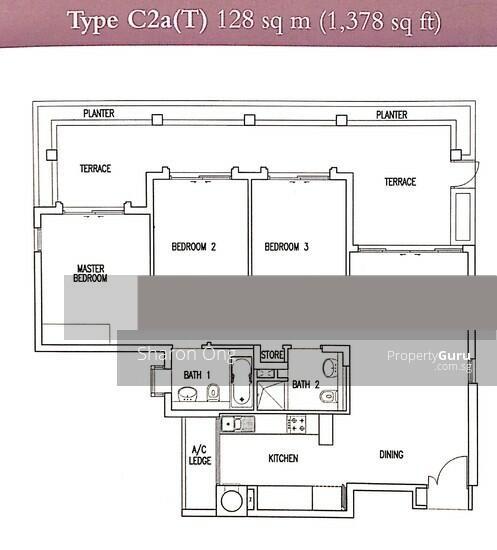 Robertson 100 Apartment For Rent, $6,800, 3 Bed 2 Bath 1,378 sqft $4.93 psf