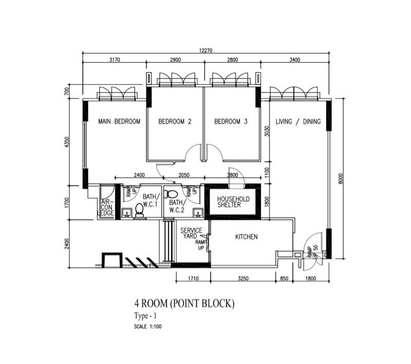 HDB Apartment for Rent: D27, 751360