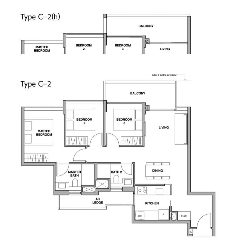 Royalgreen Condominium For Rent, $6,800, 3 Bed 2 Bath 990 sqft $6.87 psf