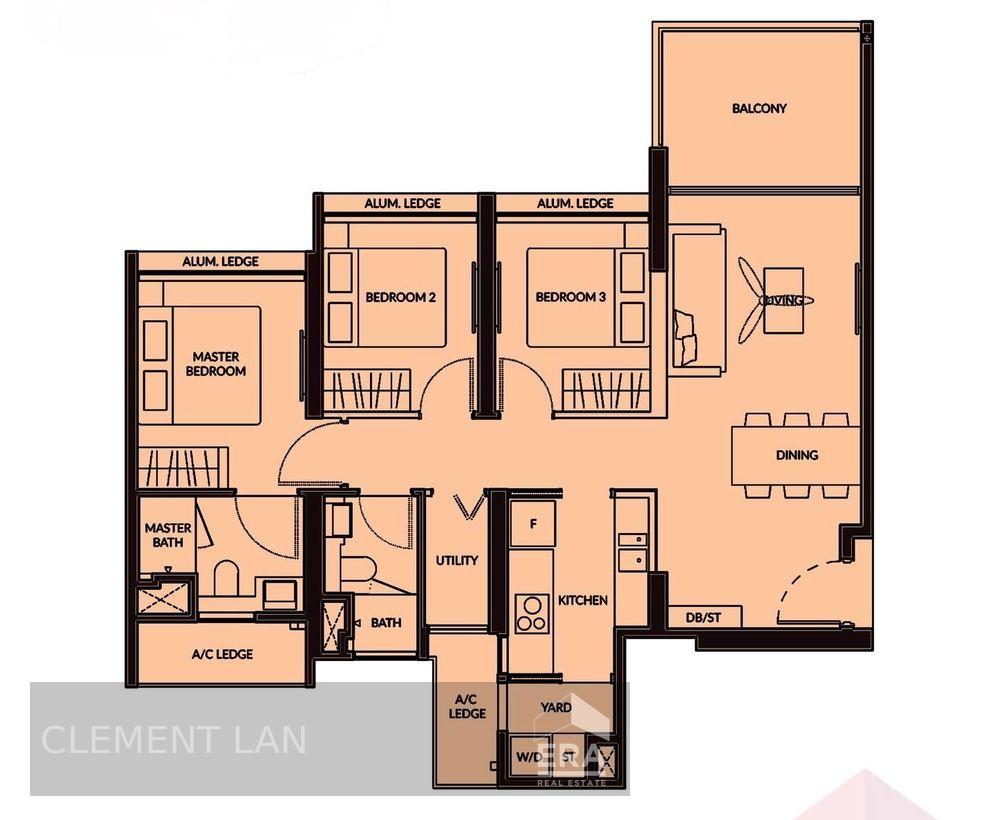 Condominium for Rent: Bidadari Park Drive, Macpherson, D13, 367800