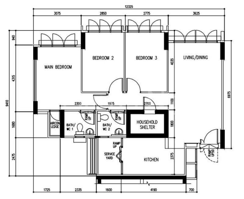 HDB Apartment for Rent: Yishun, D27, 762432