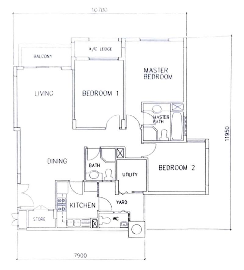 Condominium for Rent: D05, 129202