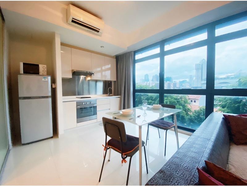 City Square Residences Condominium For Rent, $3,700, 1 Bed 1 Bath 570 sqft $6.49 psf