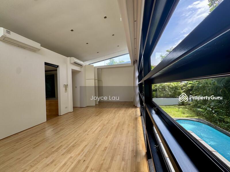 Raffles Park GCBA 2 Storey Contemporary Hilltop Bungalow, Poolview! Immediate